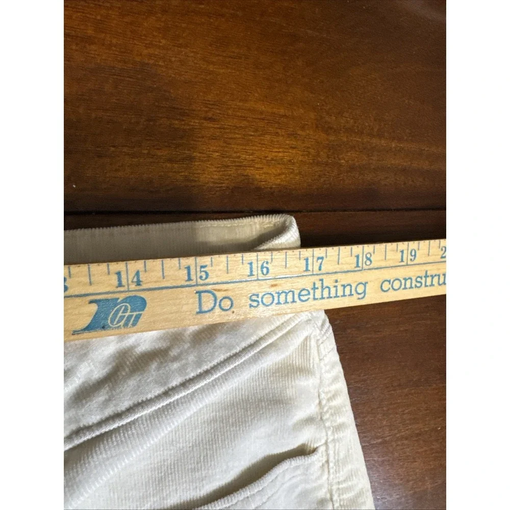 Levi's 725 High Rise Bootcut Corduroy Pants W33‎ L32 Cream Ivory